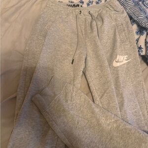 Grey Nike joggers